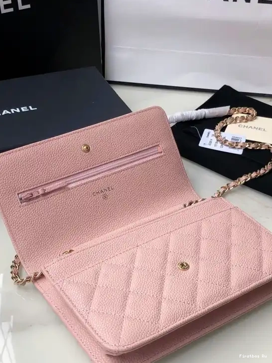 Firstbag Ru CAVIAR CHANEL WITH WALLET CHAIN HARDWARE GOLD 0606